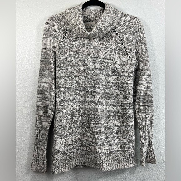 Loft Knit Detail Pullover Chunky Sweater Size XS - Picture 2 of 10